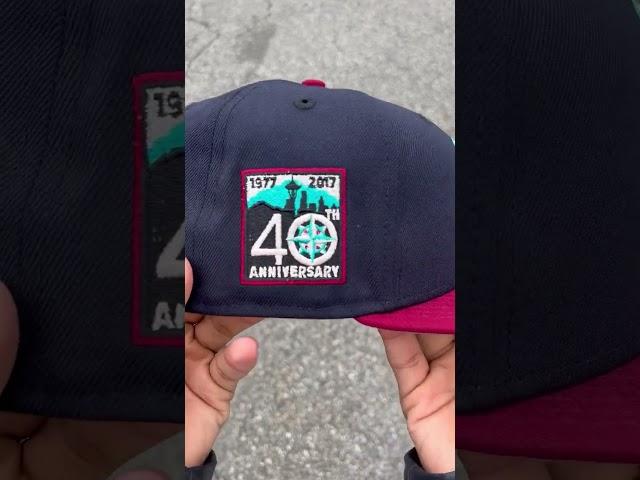 Seattle Mariners 40th Anniversary  New Era 59Fifty Fitted Hat ‍️