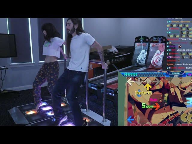 Charlie & Emiru Going CRAZY on DDR