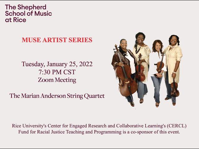 MUSE Artist Series: A Conversation with the Marian Anderson String Quartet