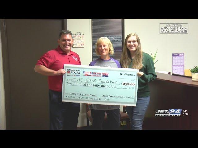 Bair Foundation wins $250 part of JET 24/FOX 66/YourErie and Superstore Joe’s Loving Giving Local