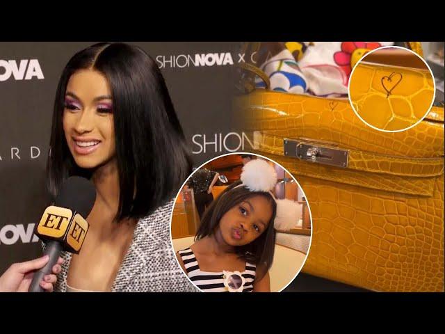 Cardi B Reacts to Kulture RUINING Her $60K Hermes Bag