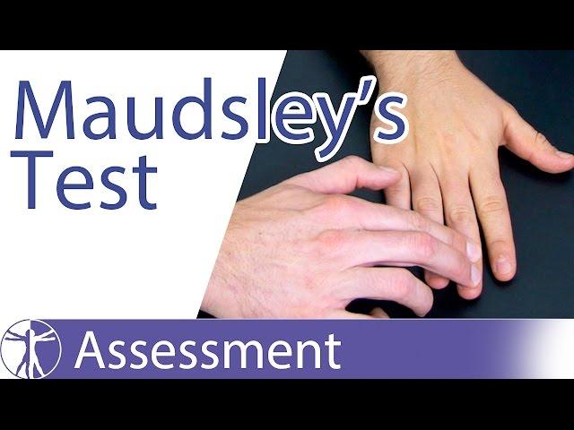 Maudsley's Lateral Epicondylitis Test⎟Lateral Epicondylitis or Tennis Elbow