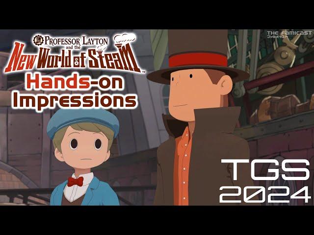 Professor Layton and the New World of Steam | TGS 2024 Hands-on Impressions