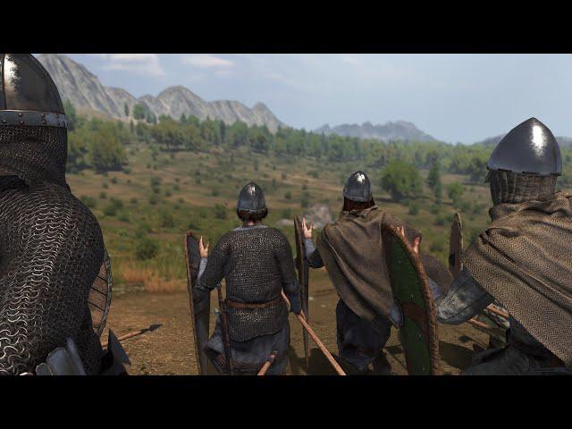 Shield Wall Battle - Mount & Blade Bannerlord - Anno Domini Dark Ages Mod