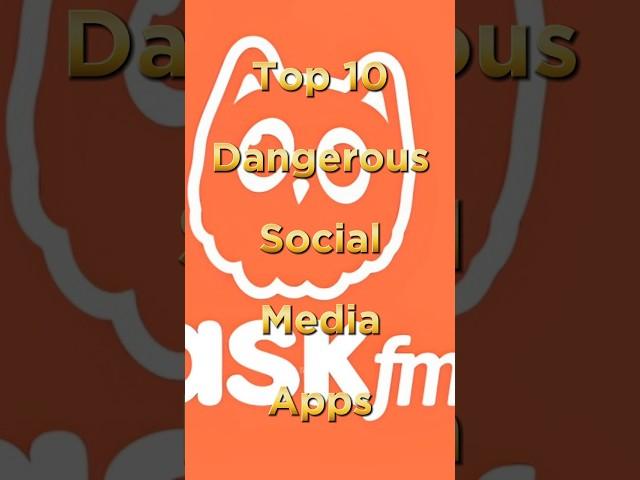 Top 10 Most Dangerous Social Media Apps #shorts