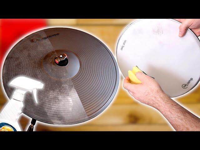 Cleaning Rubber Electronic Cymbals & Mesh Drum Heads