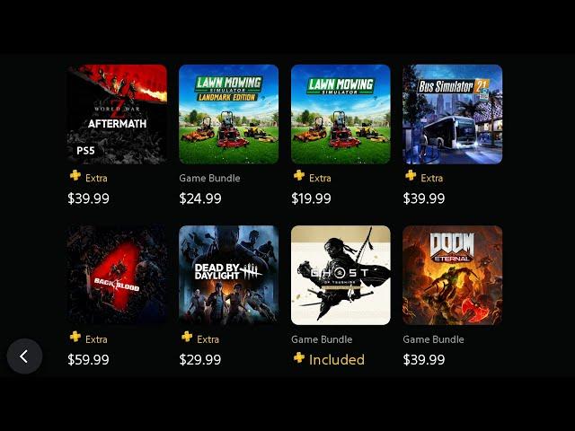 PlayStation Plus EXTRA All Games [November 2024]