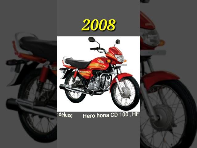 Evolution of hero honda Cd 100ss ,HF deluxe ,CD dawn (1985~2023) #shorts