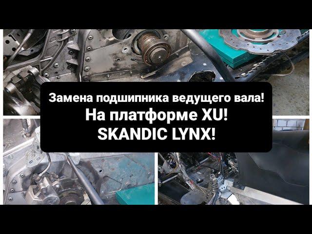 Ремонтируем  SKANDIC 550F XU! #часть3#замена подшипника ведущего вала!