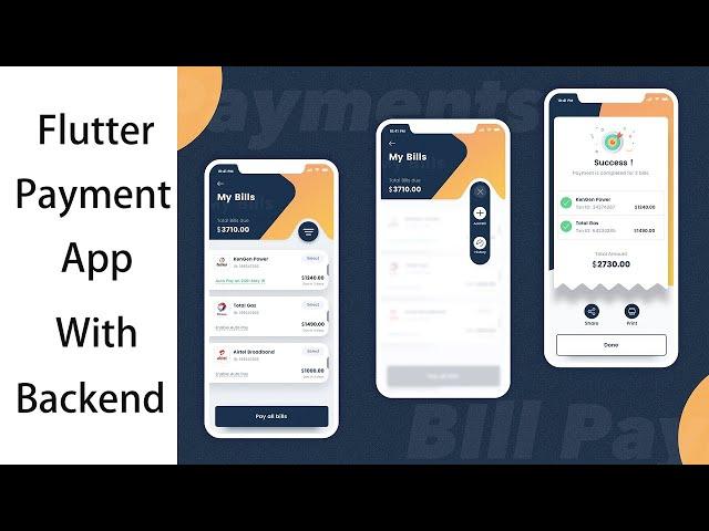 Flutter Payment App | Laravel Backend Admin Panel | GetX Rest API | Getx Obs and Obx