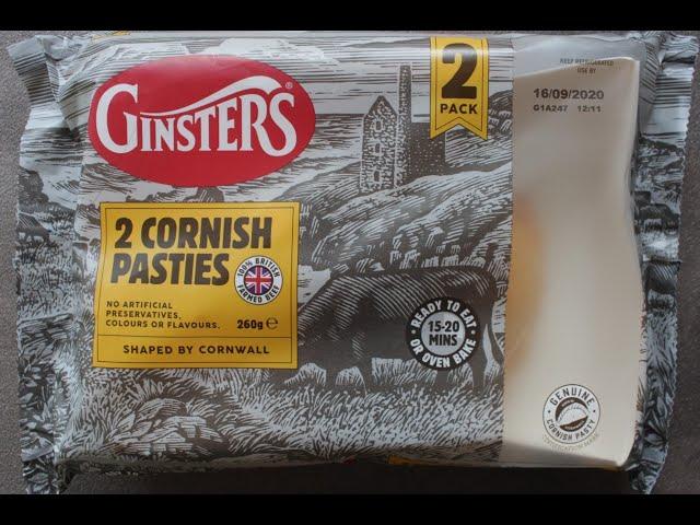 Ginsters CORNISH PASTY Taste Test Review