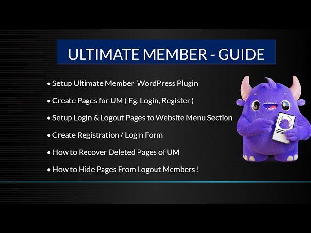 Ultimate Member WordPress Plugin Complete Guide - Covered All Steps