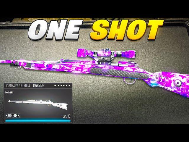 new *ONE SHOT* KAR98 is META in WARZONE 4!  (Best KAR98K Class Setup) - BO6