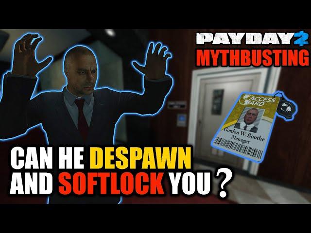 Can a FLEEING MANAGER despawn and softlock you? | PAYDAY2 Mythbusting