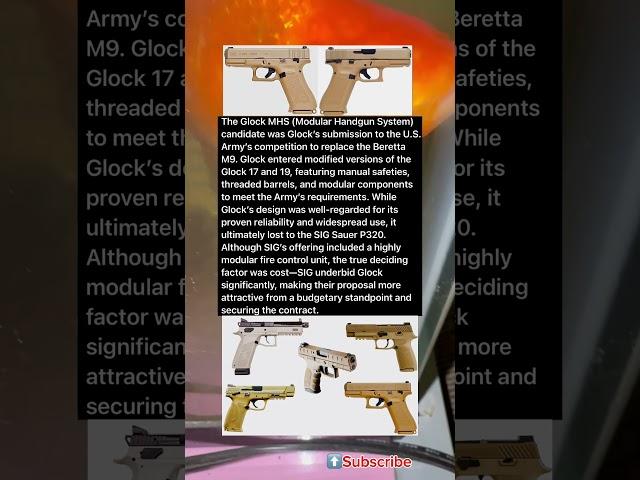 XM17 MHS Handgun System Competition