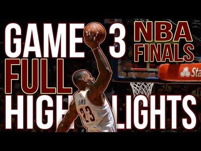 Warriors vs Cavaliers: Game 3 NBA Finals - 06.08.16 Full Highlights