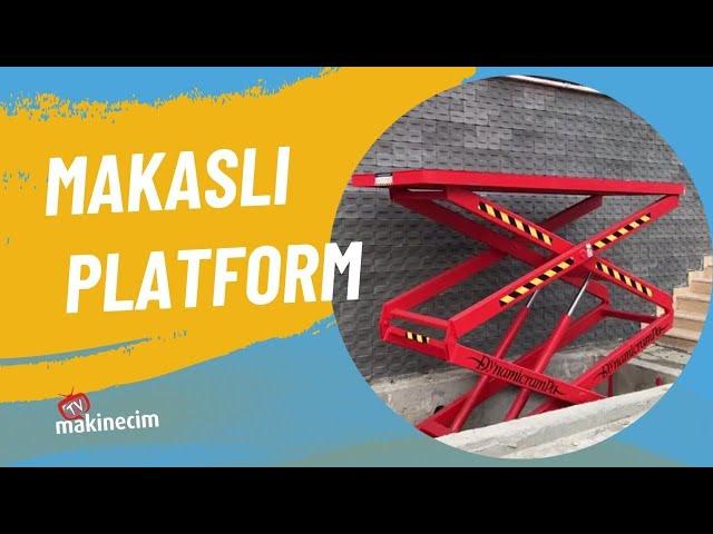 Makaslı Platform | İnşaat Makinaları | makinecim.com #shorts  #inşaat