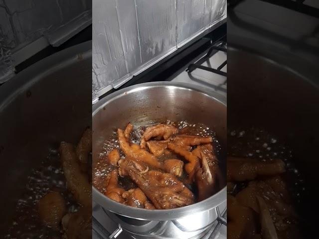 Lutong Pinoy Chicken feet Adobo#asmr #food #trending #cooking #satisfying #shorts