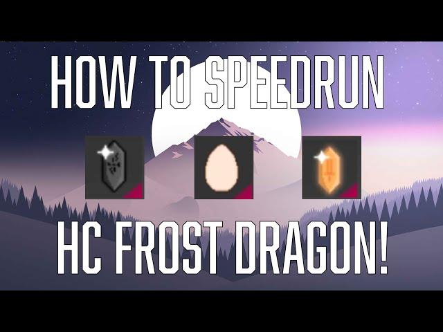 How To Speed Run HC Frost Dragon In RPG Simulator!