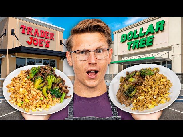 Dollar Tree vs. Trader Joe's Cooking Challenge