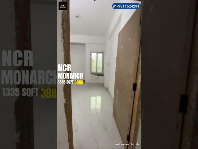 NCR MONARCH | NOIDA EXTENSION | 1335 SQFT 3 BHK | FLAT VIEO TOUR | SWAMIH FUND | AFFORDABLE PRICE .