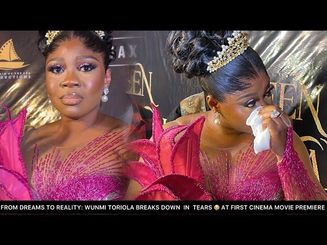 FROM DREAMS TO REALITY: WUNMI TORIOLA BREAKS DOWN  IN  TEARS  AT FIRST CINEMA MOVIE PREMIERE