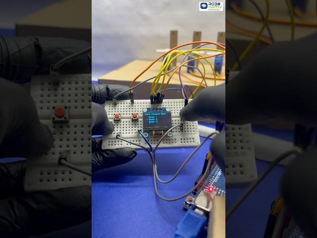 Teach pendant in action! Control motors now, build a robot arm next! #makereducation #roboticarm