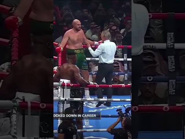 Fury & Ngannou (knockdown)