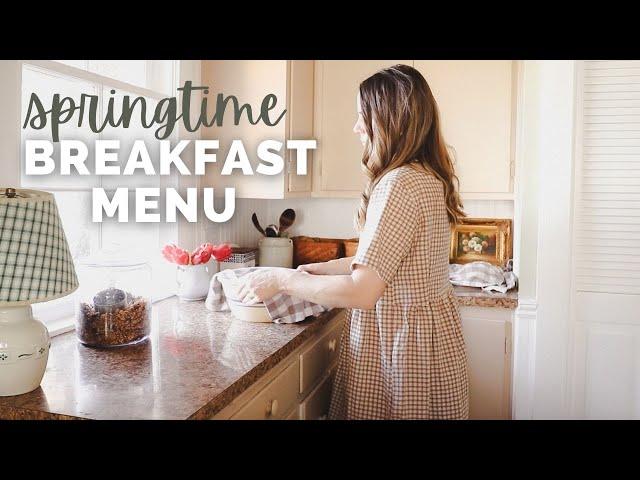 Scratch made spring breakfast ideas from a mom of 8