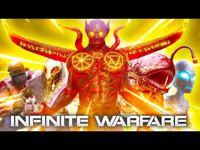 TOUS les SECRETS de INFINITE WARFARE ZOMBIES en SOLO  (Spaceland, Redwoods, Shaolin, Attack, Beast)