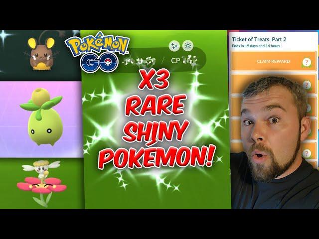 Rare Harvest Festival Shinies Caught! Smoliv & Special Reseach Completed! (Pokémon GO)