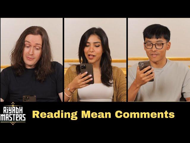 Faith_Bian, Ephey & Jenkins - Reading Mean Comments at Riyadh Masters