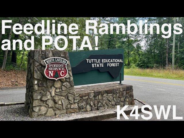 Importance of Quality Feedline and QRP POTA Activation at Tuttle Educational State Forest!