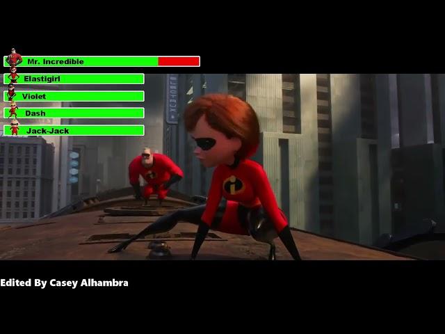 Incredibles 2 (2018) Underminer Battle with healthbars (50K Subscribers Special)