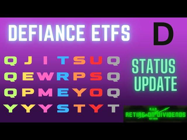 Defiance Income ETFs QQQY, JEPY, IWMY, TRES, SPYT, USOY, & QQQT Weekly Wrapup - 6/30/24 #QQQT #jepy