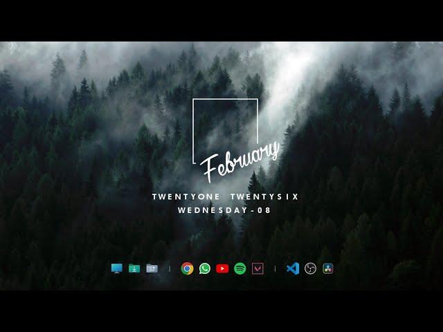 This is what happens when you want macOS like Dock but have Windows || Nexus Dock + rainmeter Setup