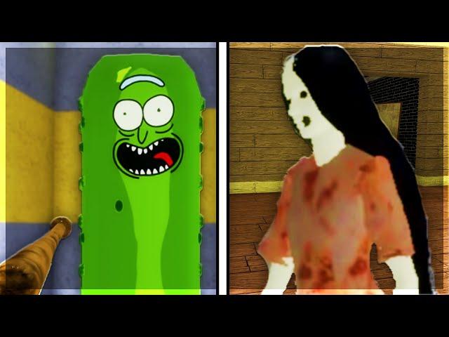 SECRET PIGGY SKINS.. (How To Play as PICKLE RICK) | Roblox Piggy