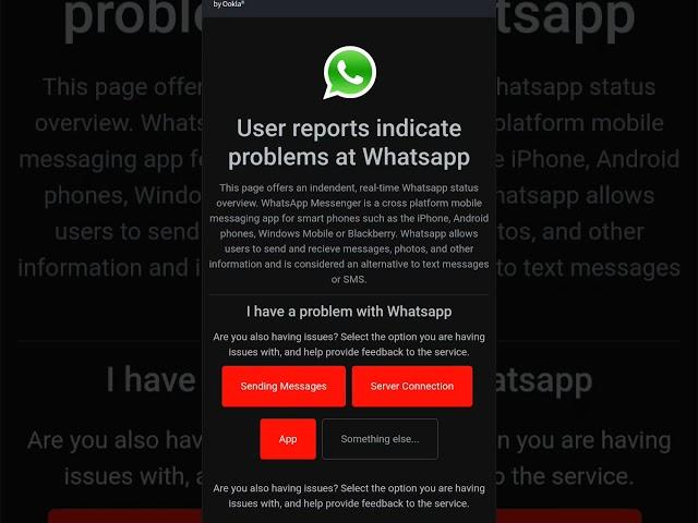 WhatsApp DOWN: The Worst News You'll Ever Hear