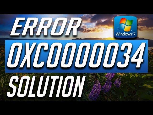 How to Fix Error Code 0xc0000034 in Windows 7 - BEST FIX! 2025