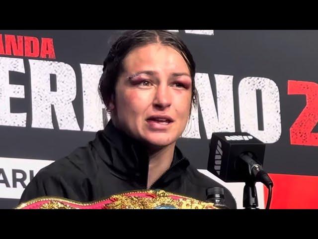 Katie Taylor IMMEDIATE REACTION after BEATING Amanda Serrano