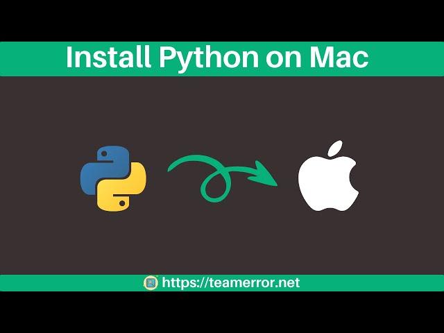 How to Install Python on Mac | Install latest version of Python