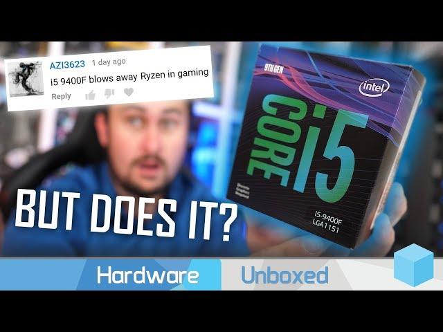 Intel Core i5 9400F vs. AMD Ryzen 5 2600X, Six-Core Sub-$200 Gaming Battle!