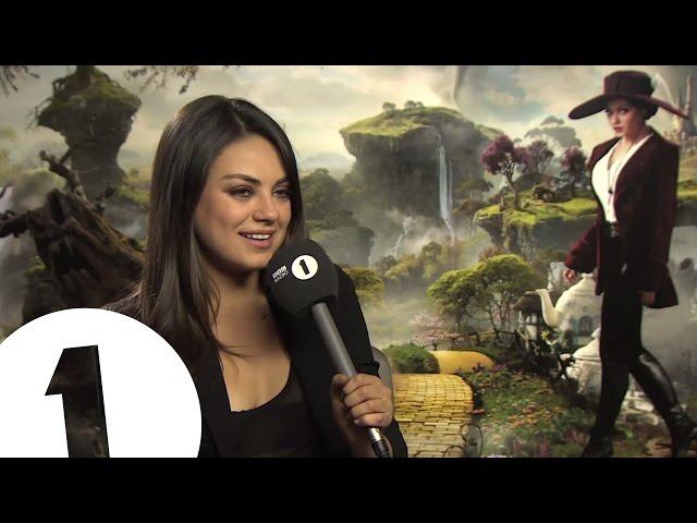 Mila Kunis talks to Chris Stark off the Scott Mills show on Radio 1