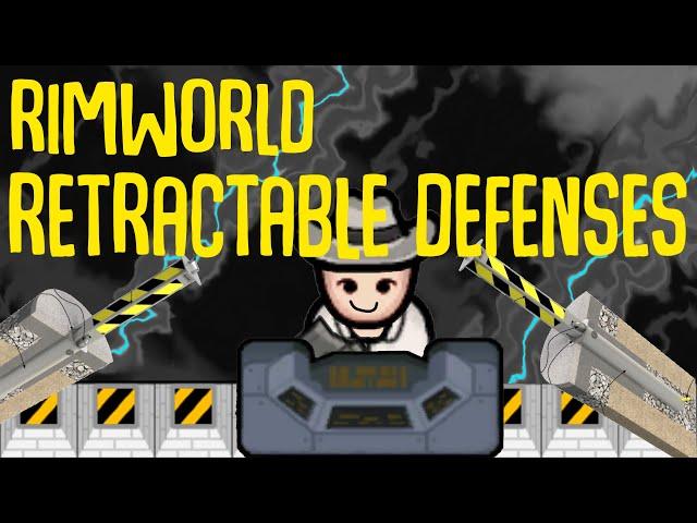 Retractable Walls! Rimworld Mod Showcase