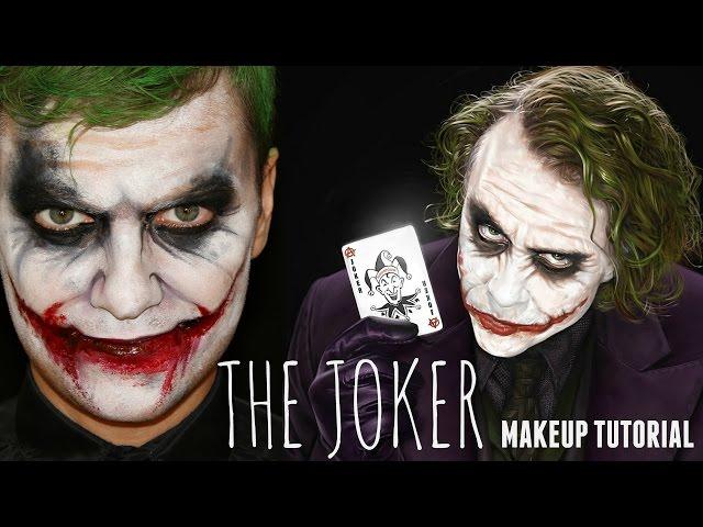 The Joker — Easy Halloween Makeup and Face Painting Tutorial