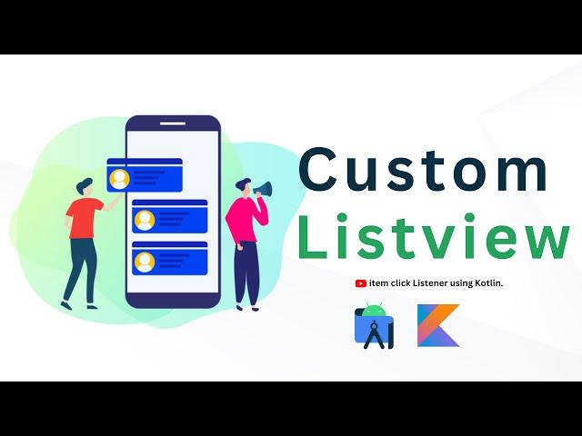 Custom ListView item click in android studio using kotlin || List view in android #customlistview