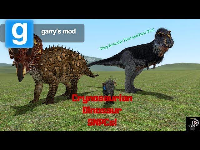 Gmod Mod Reviews: Crynosaurian Dinosaur SNPCs!