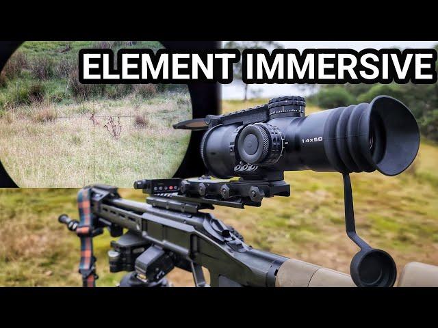 ELEMENT OPTICS 14x50 Immersive Riflescope Review - MASSIVE Feild of View