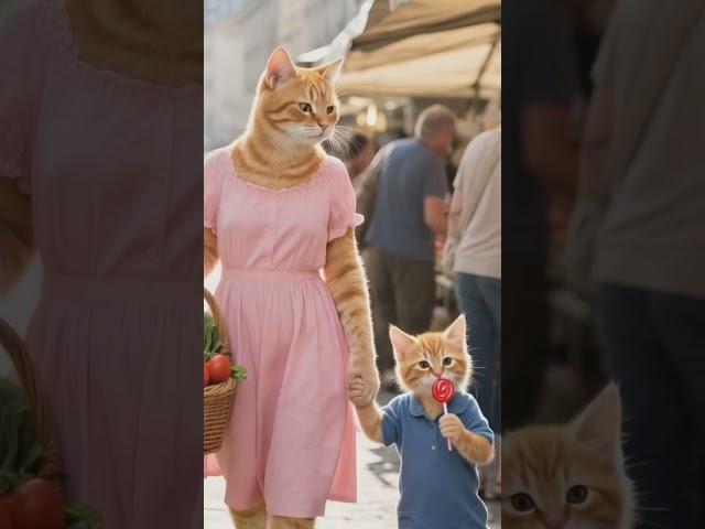 papa cat works tirelessly to support family