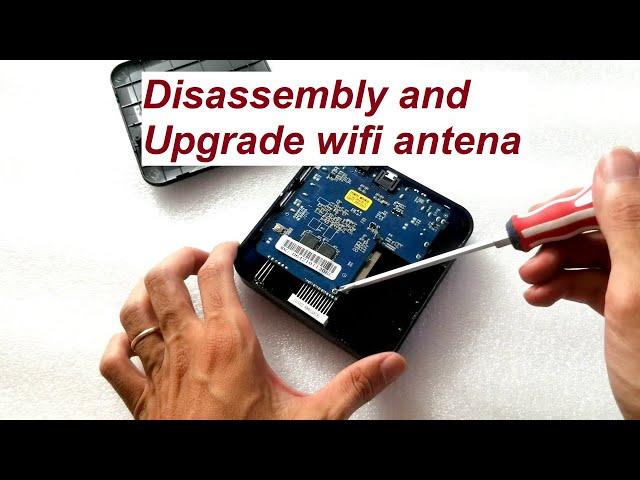 Tanix TX3 Mini 2021 Android TV Box - Tháo và nâng cấp anten WiFi (Disassembly, upgrade WiFi antena)